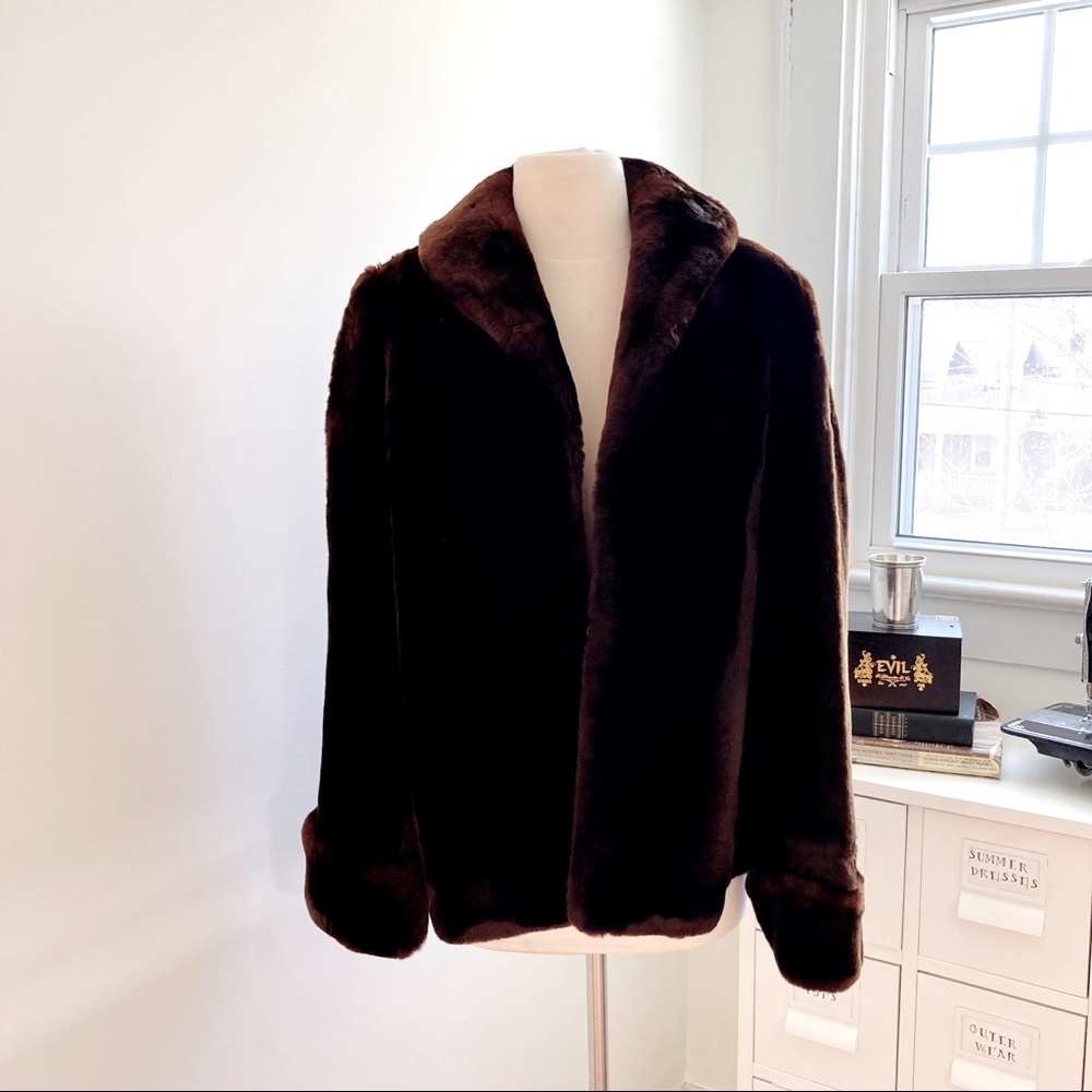 Vintage 1950s Lowenthals fur coat
